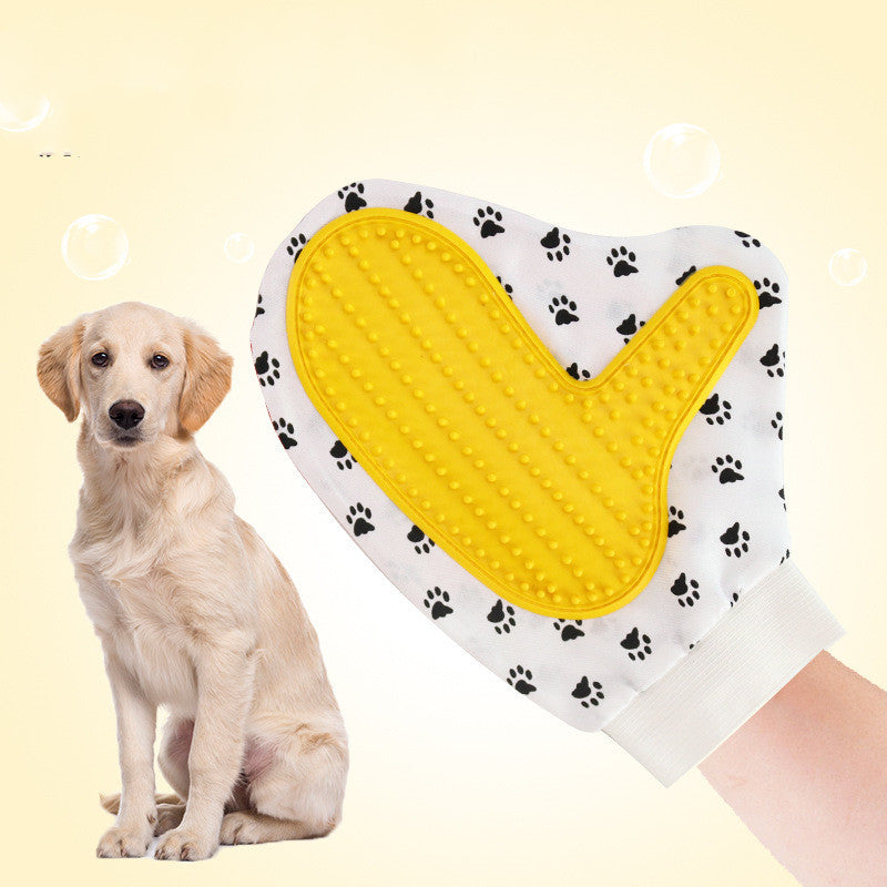 シリコンペットグルーミンググローブ(犬・猫用)Silicone Pet Grooming Glove – For Dogs & Cats