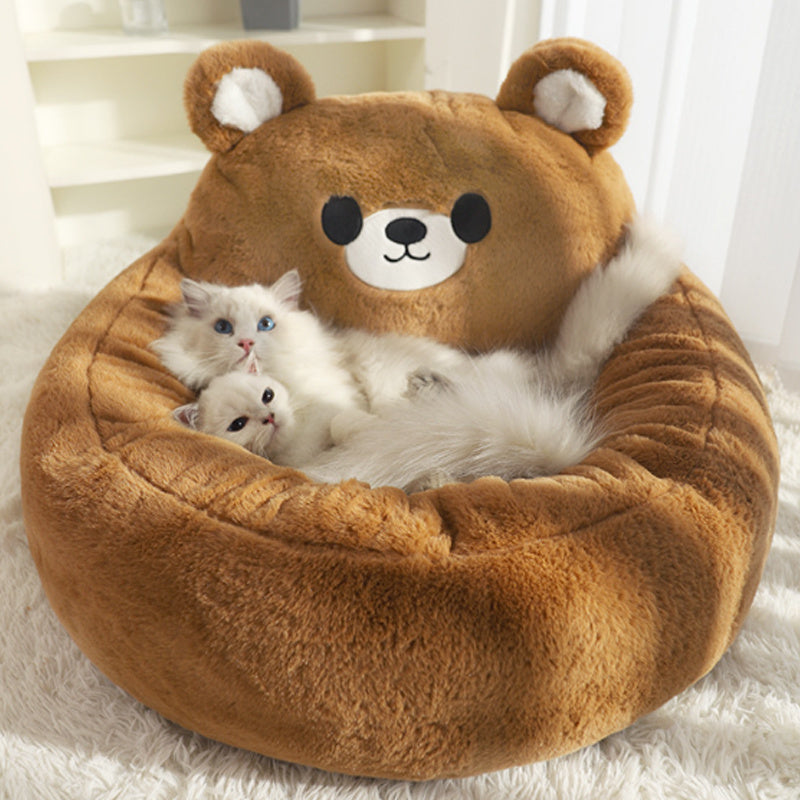 Cute Pet Tent Bed – Cozy Cave for Cats & Small Dogs (かわいいペット用テントベッド(猫・小型犬用)