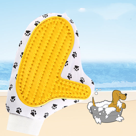 シリコンペットグルーミンググローブ（犬・猫用）Silicone Pet Grooming Glove – For Dogs & Cats